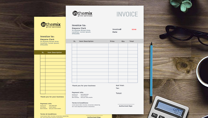 2-Part Carbonless NCR Forms 1