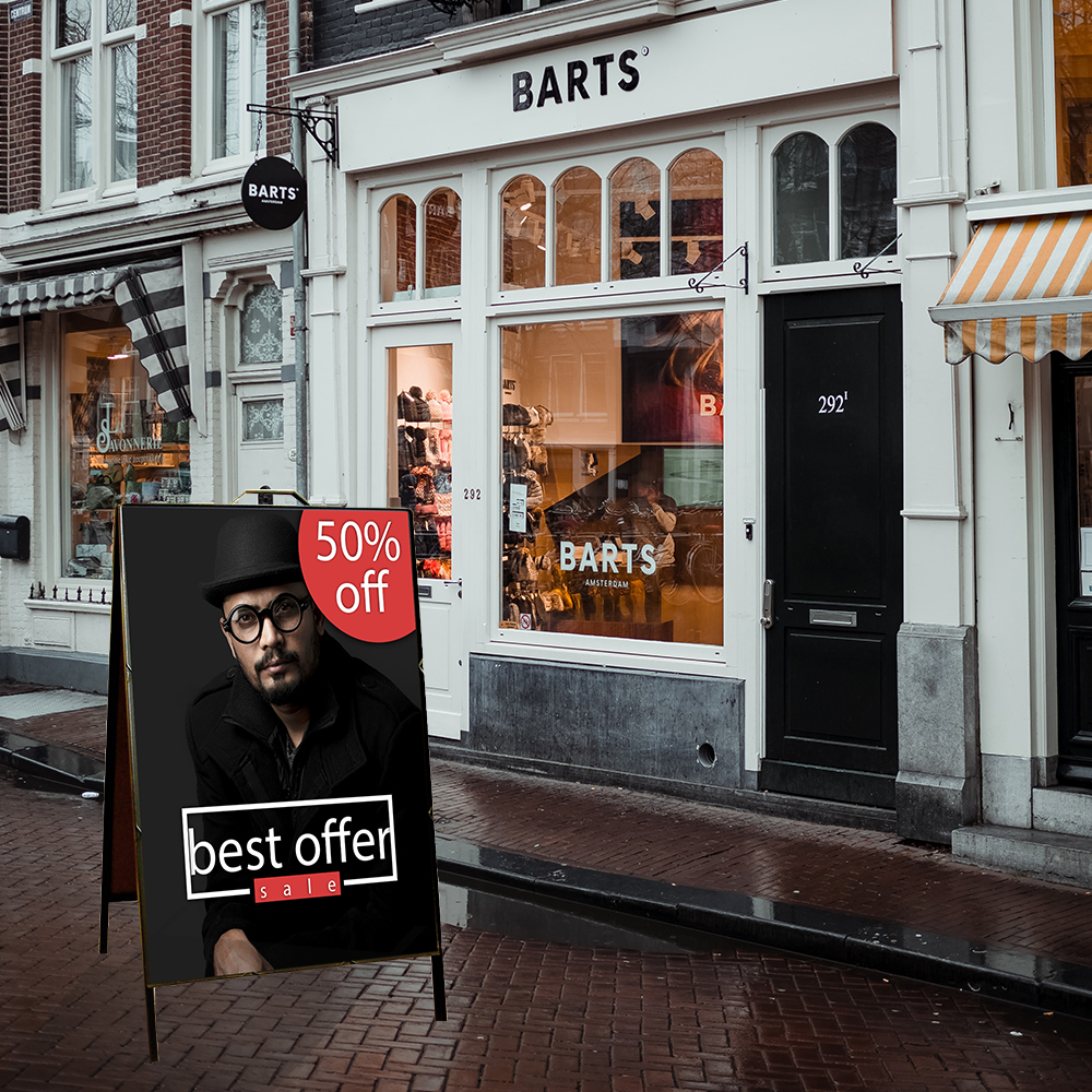 A-Frame Angle Iron Signs