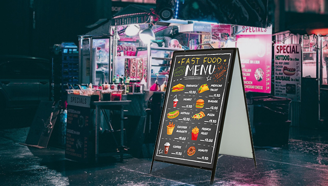 A-Frame Angle Iron Signs 1