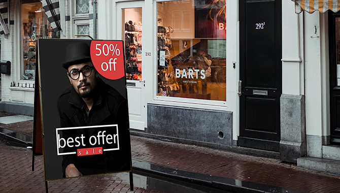 A-Frame Angle Iron Signs