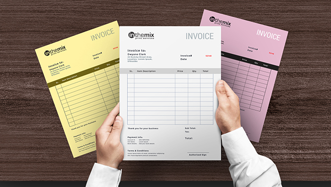 3-Part Carbonless Forms NCR 1