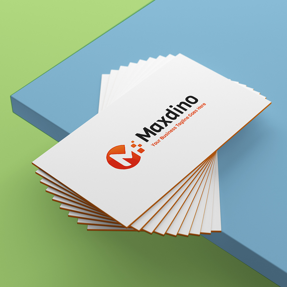 32PT Uncoated Painted EDGE Business Cards