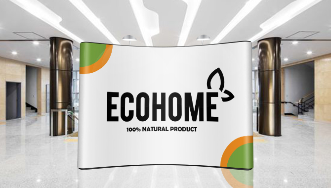 8’ Curved Mural Pop-Up Display 1