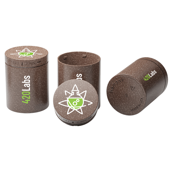 Custom HEMP Plastic CR Jar 4 oz