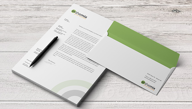 Envelopes and Letterheads Package 1