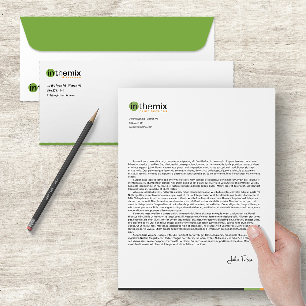 Envelopes and Letterheads Package