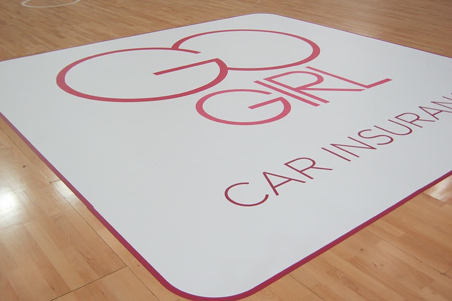 Footprint Vinyl Floor Decals