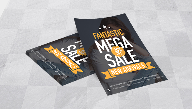 Flyers on Bond Paper (Economy) 2