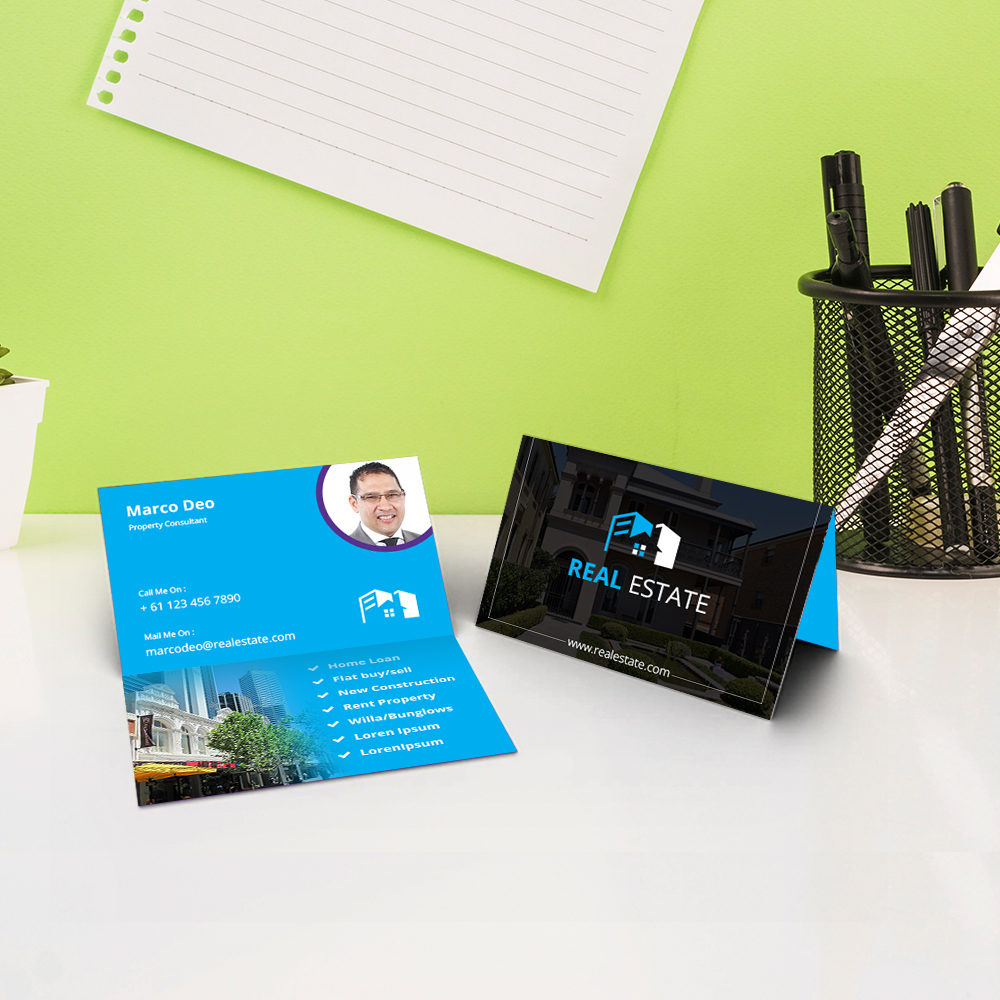 Fold Over Business Cards