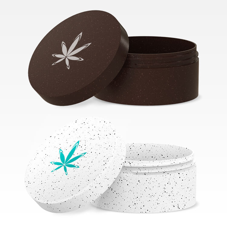 Custom HEMP Plastic Jar - 3 oz