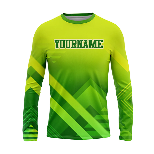 Long Sleeve - Silk Jersey Crew Neck (Full Dye Sublimation) 2