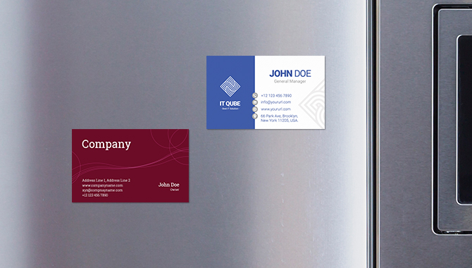 Magnetic Business Cards