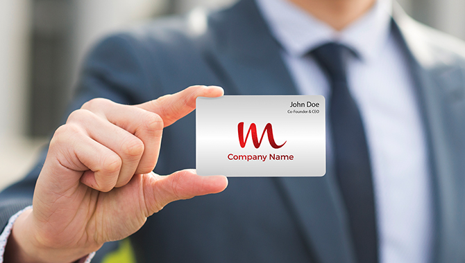 Metallic Ink Business Cards Printing