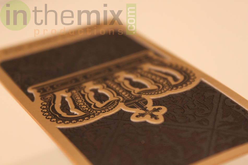 Custom Metallic Ink Cards