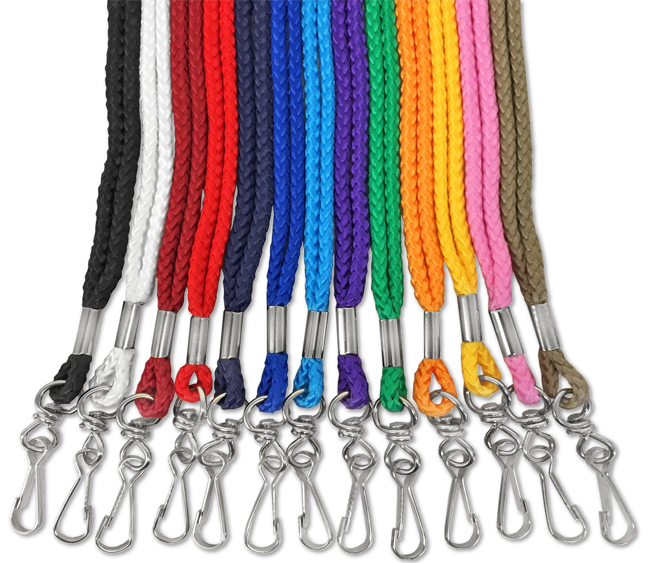 Blank Quarter Inch Lanyards with Swivel Hook 1