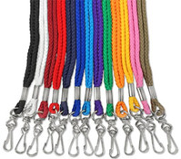 Blank Quarter Inch Lanyards with Swivel Hook