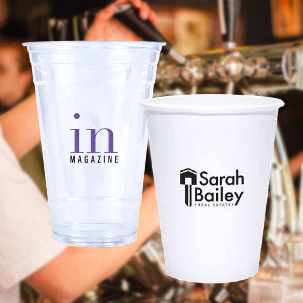To-Go Paper or Plastic Drink Cups