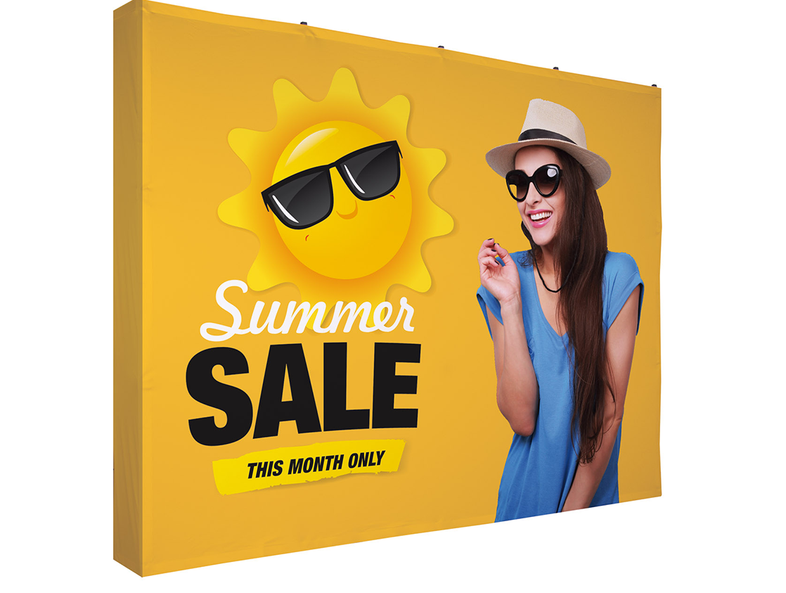 Straight Splash Floor Display 4-Sided Kit 1